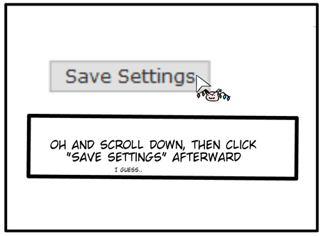 account options, display all content checkbox, save settings. job done.