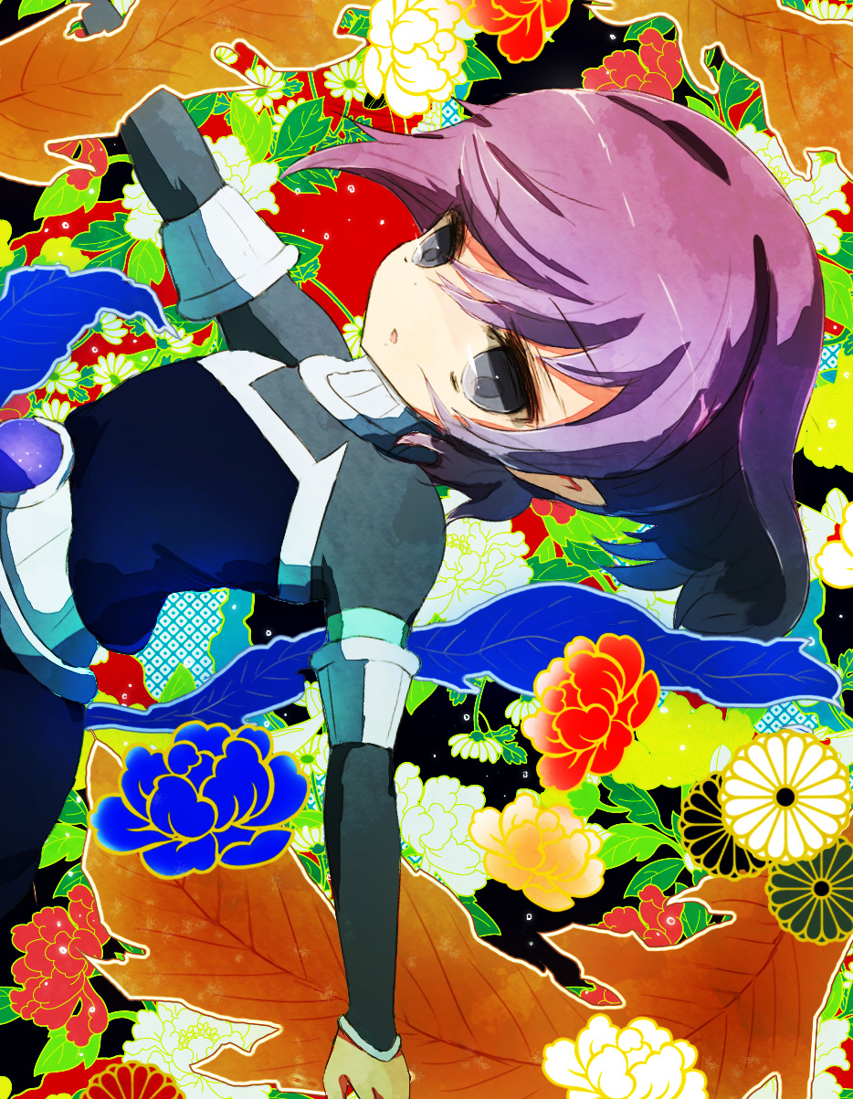 1boy alpha_(inazuma_eleven) bad_id bad_pixiv_id flower highres inazuma_eleven_(series) inazuma_eleven_go inazuma_eleven_go_chrono_stone kikumon leaf male_focus protocol_omega solo yoshida_(nono_ko)