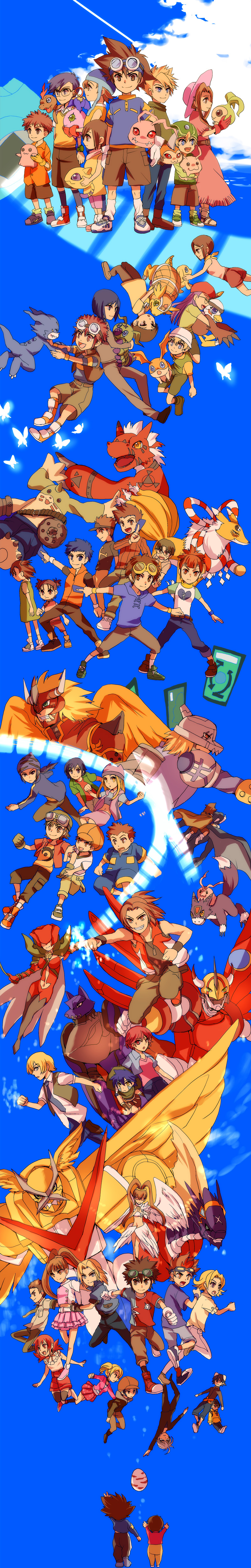 1girl 2girls 4boys 5boys absurdres aerov-dramon agnimon akashi_tagiru akiyama_ryo amano_nene_(digimon_xros_wars) amano_yuu_(digimon) aonuma_kiriha armadillo armadimon arresterdramon bird bug cat daimon_masaru_(digimon_savers) digimon digimon_(creature) digimon_adventure digimon_adventure_(movie) digimon_adventure_v-tamer_01 digimon_frontier digimon_savers digimon_tamers digimon_world digimon_world_re:digitize digimon_xros_wars digimon_xros_wars:_toki_wo_kakeru_shounen_hunter-tachi digital_monster_x-evolution digitama dorumon egg fujieda_yoshino galgomon glasses growmon hair_ornament hairclip hat hawkmon hida_iori highres himi_tomoki hinomoto_akari ichijouji_ken inoue_miyako jacket kanbara_takuya katou_juri kimura_kouichi kitagawa_kenta koromon kudou_taiki kyubimon lee_jianliang lee_shaochung long_hair luminamon luminamon_(nene_ver.) makino_ruki mameo_(digimon) matsuda_takato minamoto_kouji miragegaogamon mochimon mogami_ryouma motomiya_daisuke multiple_boys multiple_girls nyaromon orimoto_izumi patamon ponytail pukamon purification pyocomon rosemon shibayama_junpei shinegreymon shiota_hirokazu shoutmon_x7 shoutmon_x7_superior_mode split_ponytail suzaki_airu taiga_(digimon) tailmon takaishi_takeru tanemon thoma_h._norstein tobari_ren tokomon tokomon_x-antibody tsurugi_zenjirou tunomon v-mon wings wolfmon wormmon yagami_hikari yagami_taichi_(digimon_adventure_v-tamer_01)