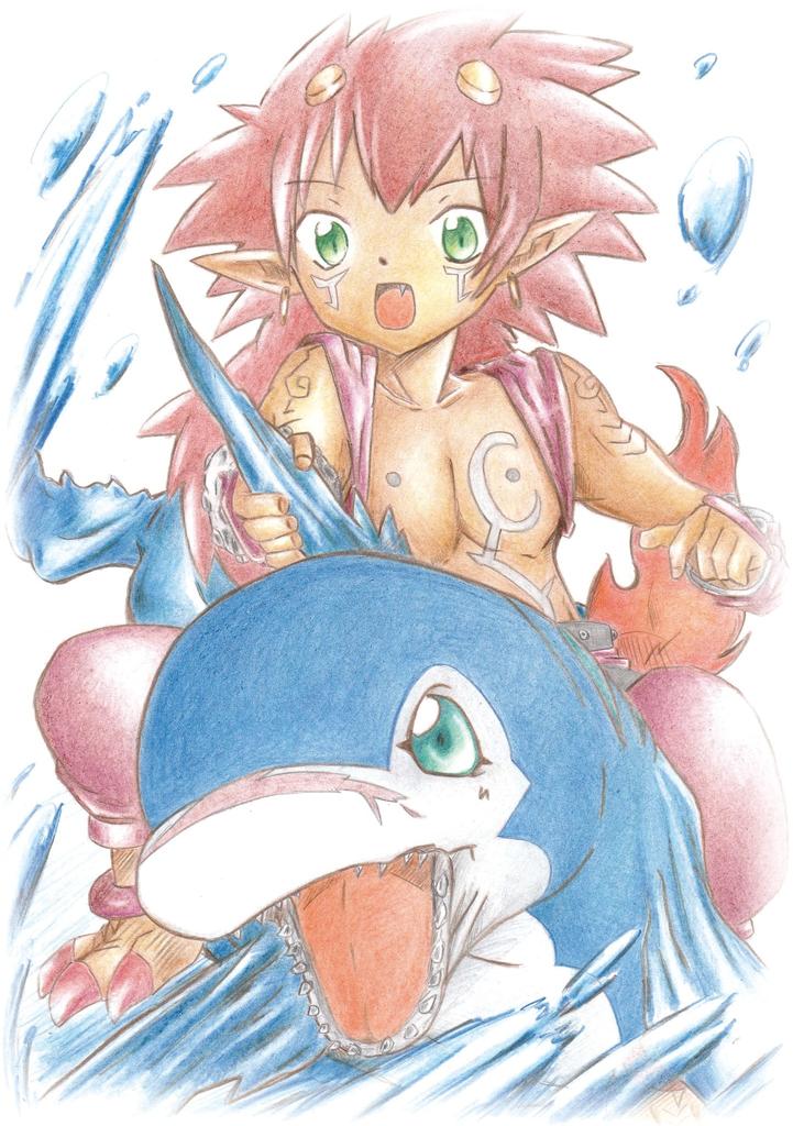 digimon flamon rukamon tagme