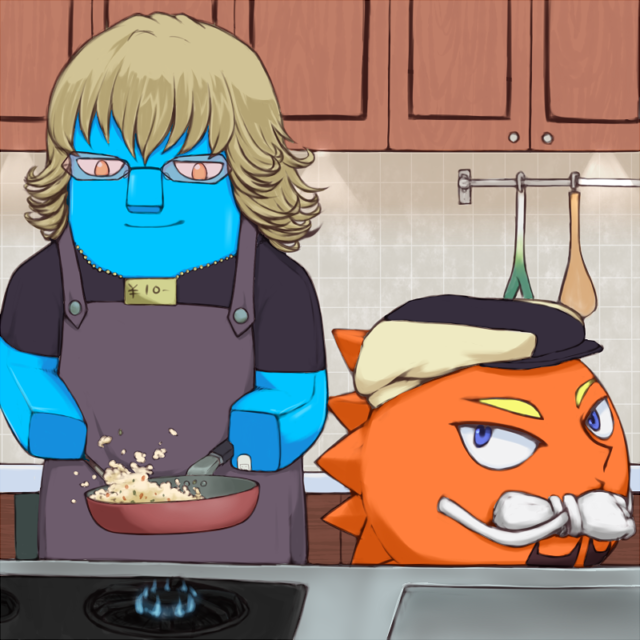 bobobo-bo_bo-bobo cosplay crossover don_patch jelly_jiggler tagme tiger_&amp;_bunny tokoro_tennosuke