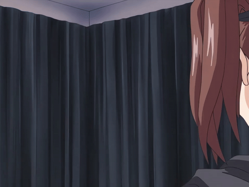 00s 2001 2girls amatsuki_jun animated animated_gif bible_black bible_black_night_of_the_walpulgiss blue_hair brown_hair kurimoto_maki multiple_girls praying red_eyes ritual robe short_hair tagme twintails yellow_eyes