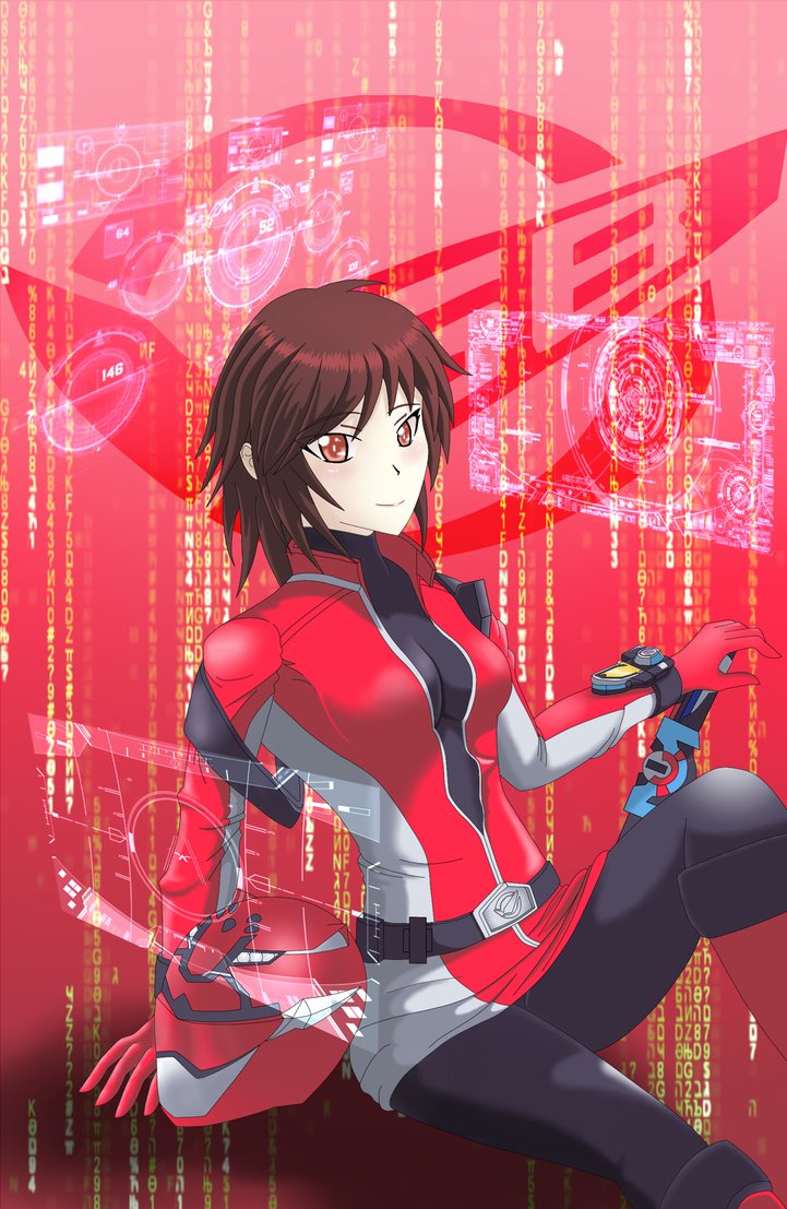 animification gender_request genderswap pantyhose red_buster sakurada_hiromu solo super_sentai tagme tokumei_sentai_go-busters