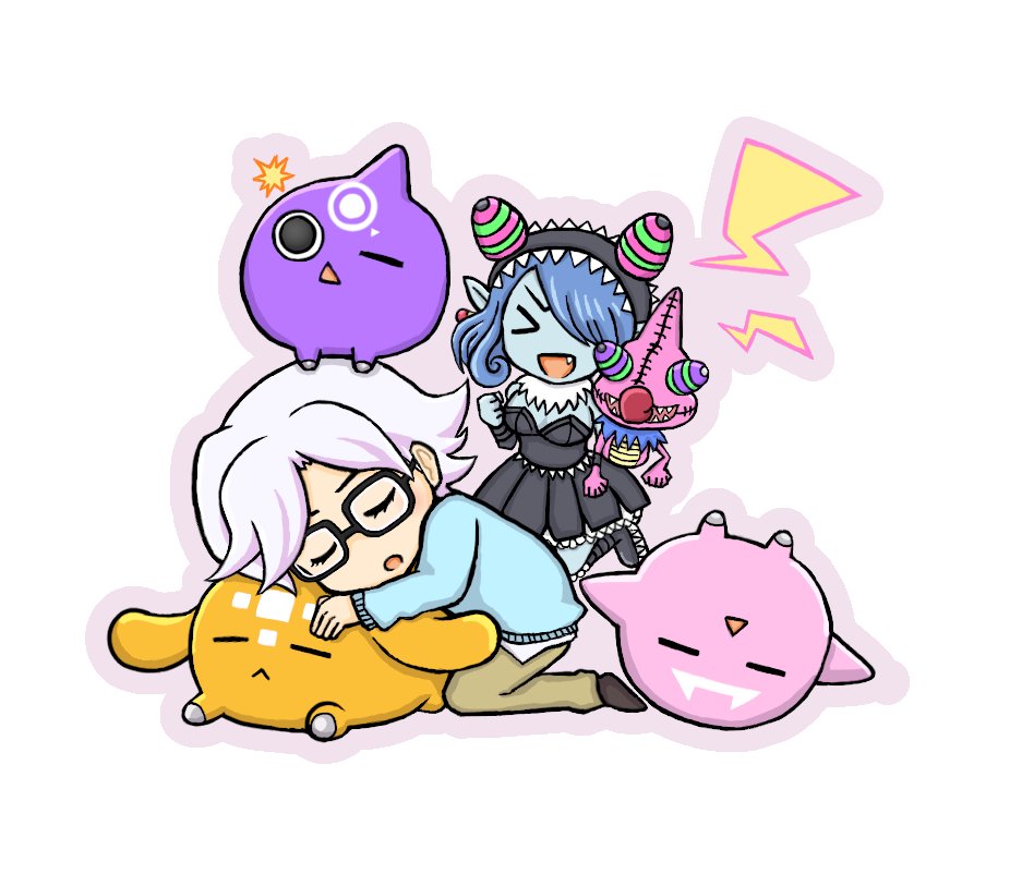 appmon chameleon digimon digimon_universe:_appli_monsters dress flickmon long_hair mienumon one_eye_covered puppet simple_background swipemon tapmon tiara unryuji_knight white_background
