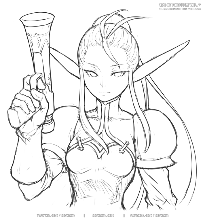 1girl animal_ears breath_of_fire breath_of_fire_iv closed_mouth gloves gofelem gun hair_bun holding holding_gun holding_weapon looking_at_viewer short_hair simple_background single_hair_bun solo ursula_(breath_of_fire) weapon white_background