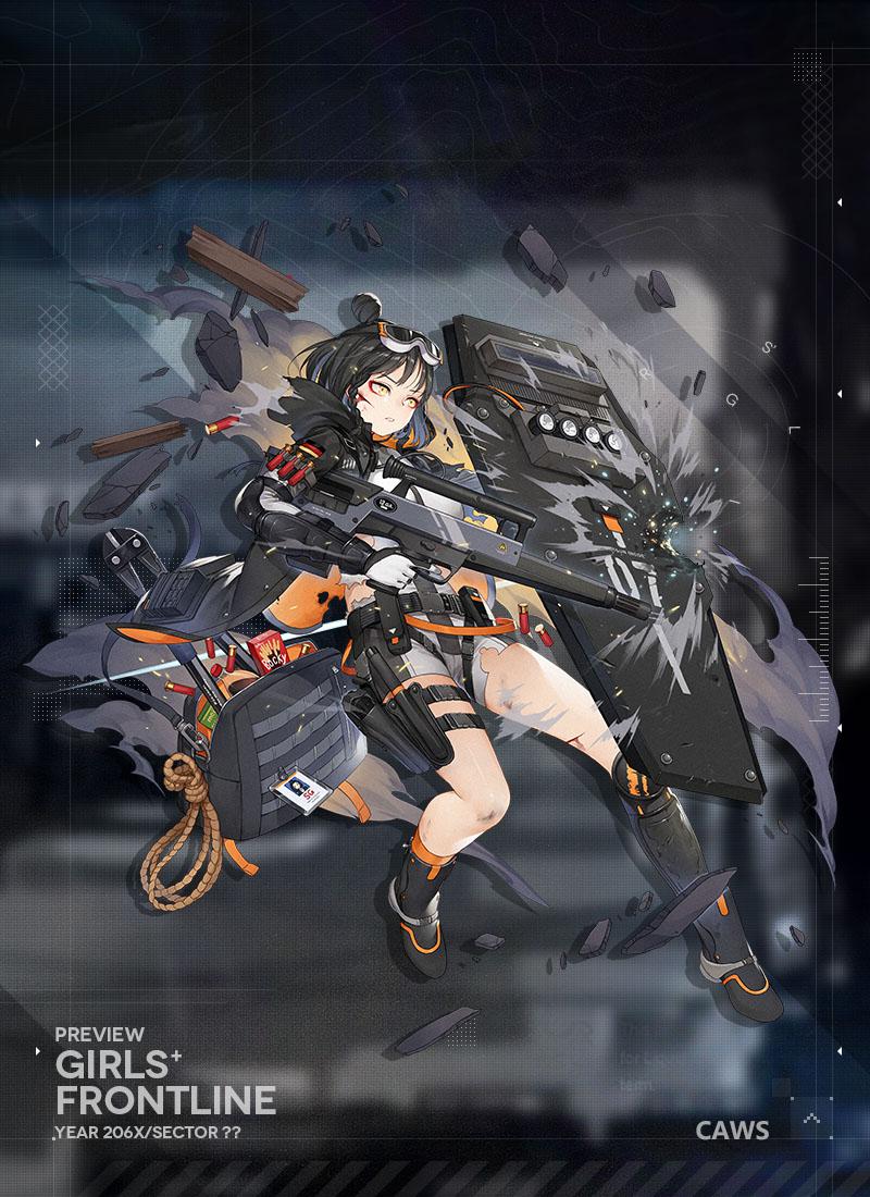 12-gauge_(3_inch_shell) 12-gauge_belted_winchester-olin_(18.5x76mmr) 1girl ammunition arm_guards automatic_shotgun bag ballistic_shield belted_magnum black_boots black_hair bleeding blood bolt_cutters boots braid breasts buckle bullpup candy caws_(girls&#039;_frontline) character_name coat coca-cola damaged dazzler_(weapon) drink electroshock_weapon expressionless eyeshadow flash_shield flashlight food full_body german_flag girls&#039;_frontline gloves goggles goggles_on_head grey_jumpsuit gun h&amp;k_caws haijin handgun headset heckler_&amp;_koch holding holding_gun holding_shield holding_weapon holster jumpsuit knee_pads knife knife_sheath less-than-lethal_weapon load_bearing_equipment logo long_sleeves looking_afar magnum_cartridge magnum_shotgun_shell makeup name_tag needlegun official_art olin_corporation open_clothes open_coat orange_socks parted_lips personification pistol prototype_design riot_shield rope sabot sheath shield short_hair short_jumpsuit short_sleeves shotgun shotgun_shell side_braid sidelocks single_knee_pad single_shin_guard small_breasts smoke snack snap-fit_buckle socks soda soda_bottle solo stun_shield sub-caliber_ammunition thigh_holster thigh_strap topknot torn_clothes weapon winchester-olin winchester_repeating_arms_company wind yellow_eyes