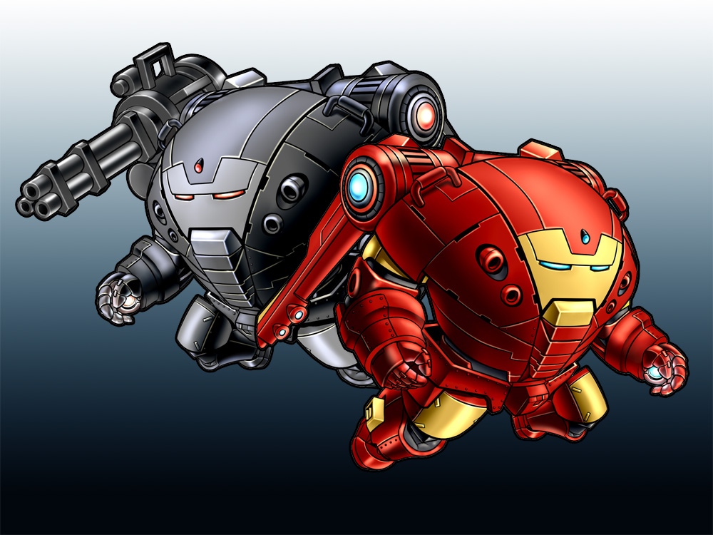 armor capcom crossover gatling_gun gun iron_man kokoko kotower lost_planet male_focus marvel mecha no_humans power_armor ptx-40a robot science_fiction war_machine weapon
