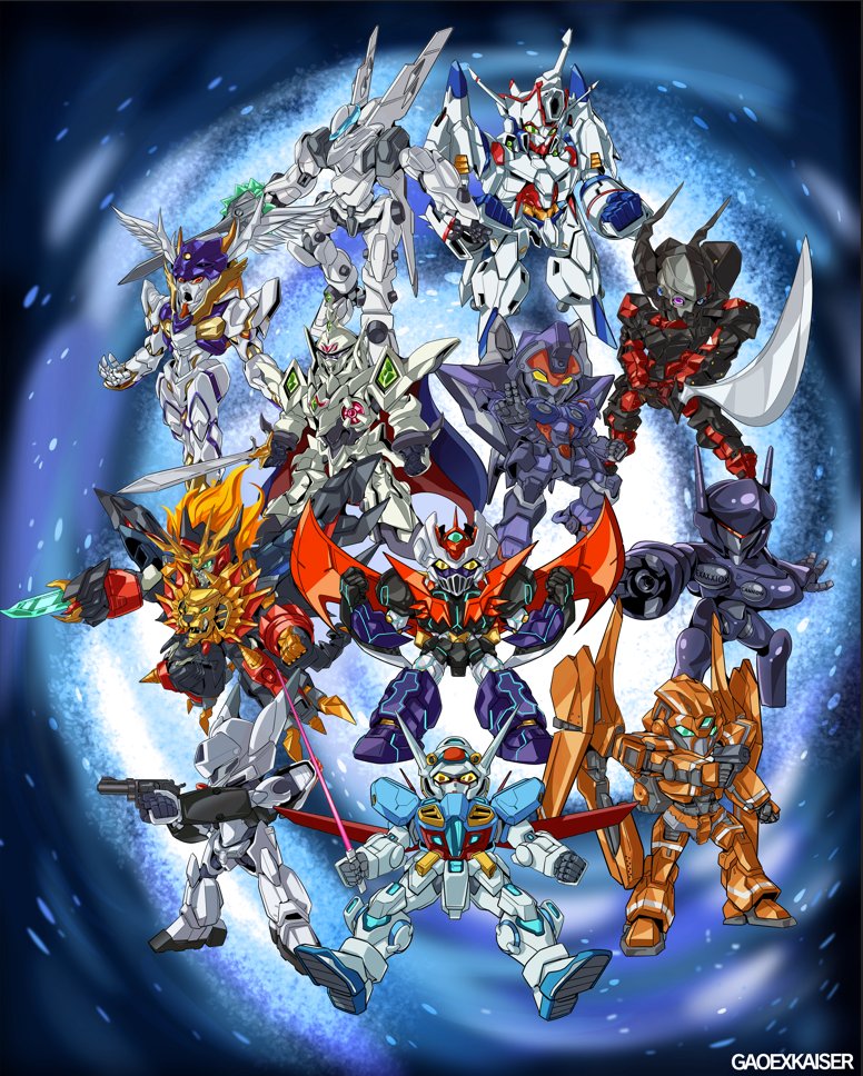 aldnoah.zero annotated artist_name av-xo_type_zero energy_sword captain_earth chibi commentary commission crossover earth_engine_impacter english_commentary escaflowne exaxxion g-self gao_ex_kaiser genesic_gaogaigar gun gundam gundam_g_no_reconguista handgun holding holding_gun holding_sword holding_weapon houjin_exaxxion iron_saga jetpack kg-6_sleipnir kidou_keisatsu_patlabor kuromukuro kuromukuro_(mecha) mark_sein mazinger_(series) mazinger_z mazinger_z_(mecha) mecha multiple_crossover no_humans pistol rahxephon rahxephon_(mecha) robot soukyuu_no_fafner space srw_cover sunrise_stance super_robot_wars sword tenkuu_no_escaflowne weapon weltall xenogears yellow_eyes yuusha_ou_gaogaigar yuusha_ou_gaogaigar_final yuusha_series