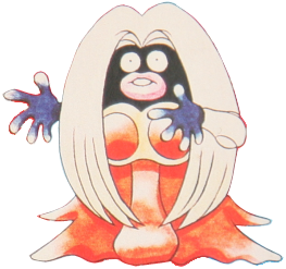 1990s_(style) creatures_(company) game_freak gen_1_pokemon jynx lowres nintendo no_humans official_art pokemon pokemon_(creature) pokemon_rgby retro_artstyle sugimori_ken
