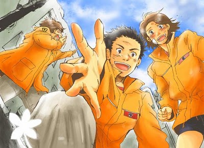 2011_tohoku_earthquake_and_tsunami japan kyuukyuu_sentai_gogofive lowres pov rescue rubble saving super_sentai
