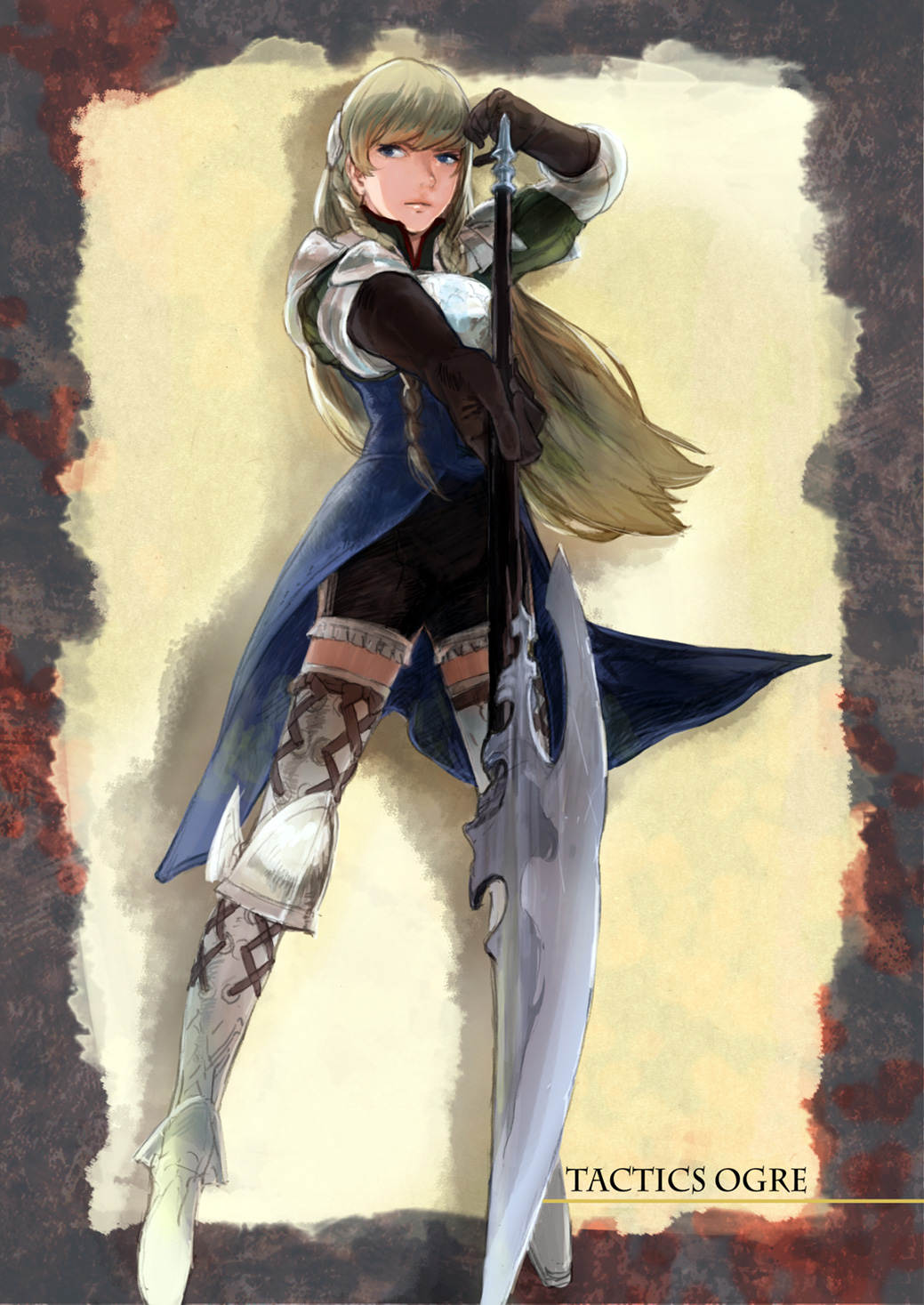 artdink highres mitosa polearm ravness_loxaerion solo tactics_ogre weapon