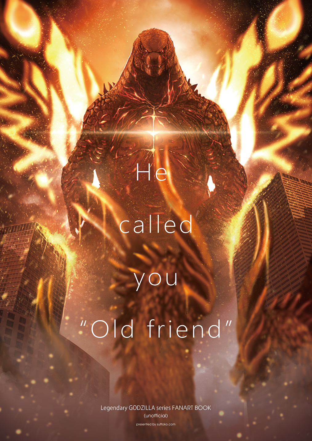 alien alternate_form apocalypse aura bug building burning_godzilla butterfly destruction dinosaur dragon elemental_(creature) embers energy energy_being energy_field energy_pulse energy_wings english_text fire_elemental ghost giant giant_monster glowing glowing_eyes glowing_veins godzilla godzilla:_king_of_the_monsters godzilla_(series) highres horns hydra insect kaiju king_ghidorah legendary_pictures melting monster monsterverse moth mothra multiple_heads nuclear_pulse space_monster spirit suttoko toho tron_lines veins wings
