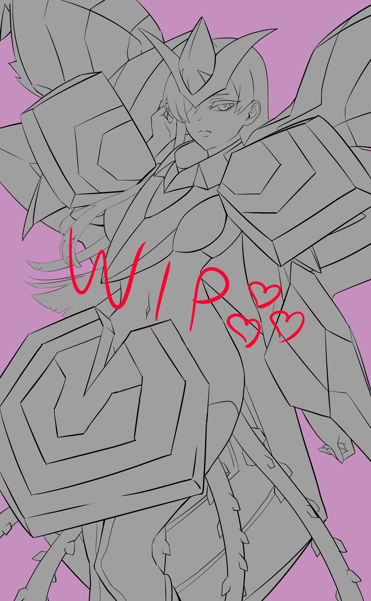 1girl absurdres armor digimon female_focus highres looking_at_viewer personification solo tentacles yggdrasill_(digimon) yggdrasill_7d6