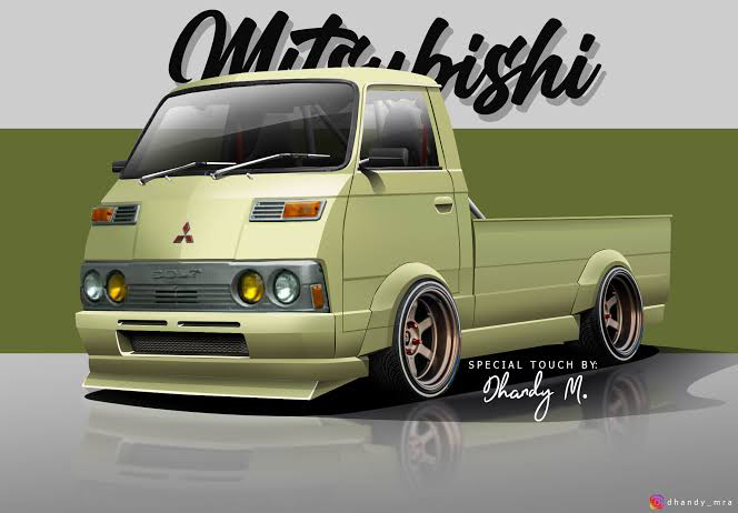 artist_request colt_t120 delica_t120 mitsubishi_motors no_humans non-web_source original source_request vehicle_focus