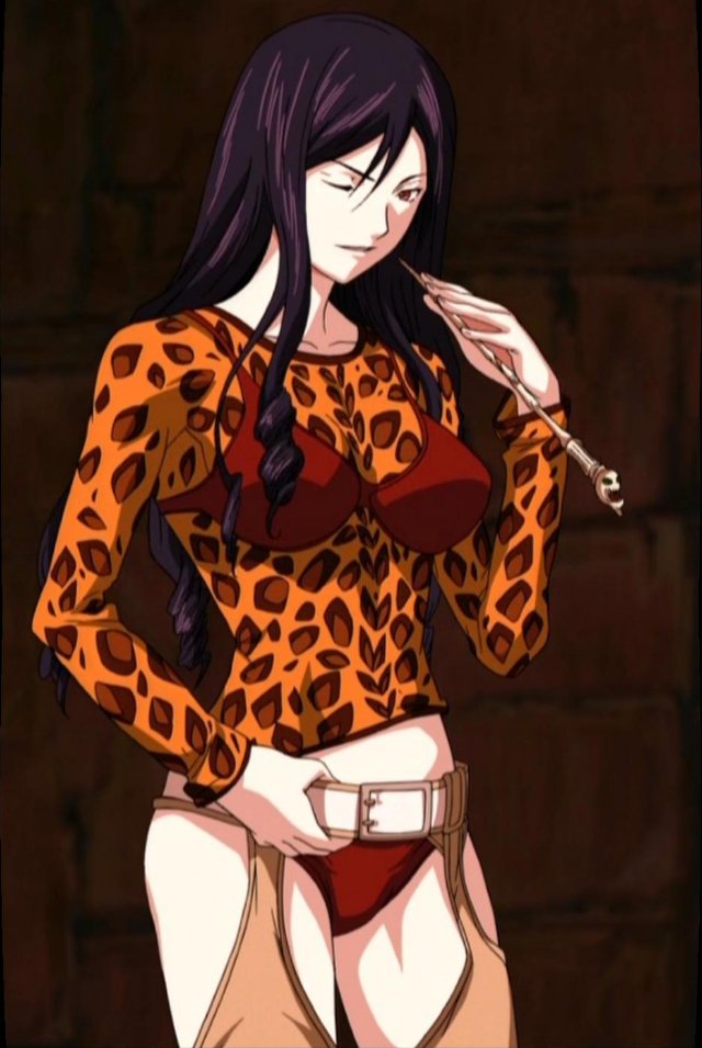 air_gear benkei black_hair character_request panties smoking_pipe underwear wink