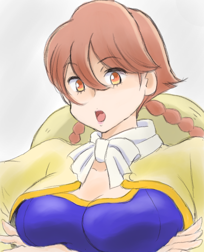 anime_coloring apocalypse_hotel border braid brown_eyes looking_at_viewer outline pink_hair shirt smile solo standing twin_braids twintails white_border yachiyo_(apocalypse_hotel) yellow_shirt yunarisa_haruka