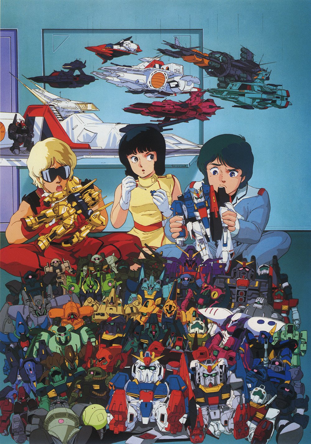 1980s_(style) act_zaku alexandria argama asshimar barzam bolinoak_sammahn dijeh fa_yuiry galbaldy_beta gaplant gaza-c gm_cannon gm_ii gundam gundam_mk_ii hambrabi haro highres hizack hyaku_shiki jupitris kamille_bidan kitazume_hiroyuki marasai mecha methuss nemo_(mobile_suit) official_art oldschool palace_athene psyco_gundam psyco_gundam_mk_ii quattro_bajeena qubeley radish_(gundam) retro_artstyle rick_dias robot the_o_(mobile_suit) zaku zaku_cannon zeta_gundam zeta_gundam_(mobile_suit)