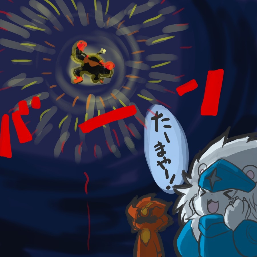 armor bombernanimon closed_eyes coronamon digimon digimon_(creature) spadamon translation_request