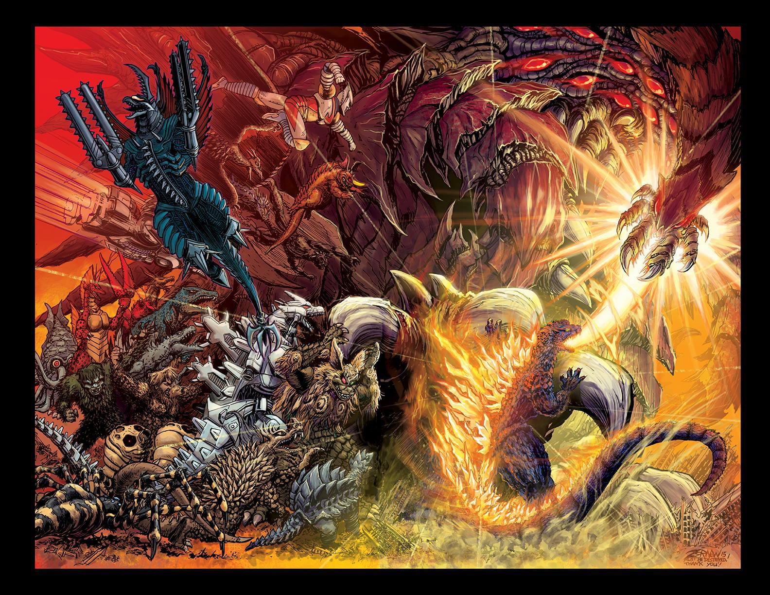 alien anguirus antennae ape atomic_breath baragon_(godzilla) beak breath_weapon bug carapace caterpillar chainsaw claws cuttlefish cyborg destroy_all_monsters dinosaur dragon eastern_dragon ebirah energy energy_beam exhaust fins fire flying gaira gezora giant giant_monster giant_robot gigan glowing glowing_eyes glowing_spikes godzilla godzilla:_final_wars godzilla:_rulers_of_earth godzilla_(series) godzilla_2000:_millennium godzilla_against_mechagodzilla godzilla_the_series godzilla_vs._mechagodzilla godzilla_vs._megalon_(1973) godzilla_vs._spacegodzilla godzilla_vs._the_sea_monster gorilla gorosaurus highres horns idw_publishing jeff_zornow jet_jaguar kaiju kamoebas king_caesar_(godzilla) kiryu_(godzilla) kumonga lobster magita manda_(godzilla) mandibles mecha mechagodzilla modified_gigan moguera monster mothra mothra_vs._godzilla mouth_beam official_art open_mouth pincers plasma plasma_beam red_eyes roaring robot rodan rodan_(film) sanda sea_monster sea_serpent sharp_teeth shell shrimp size_difference son_of_godzilla space_amoeba_(film) space_monster spider spiked_tail spikes tail talons teeth tentacles terror_of_mechagodzilla the_war_of_the_gargantuas titanosaurus toho trilopod turtle turtle_shell varan varan_(film) wings zilla