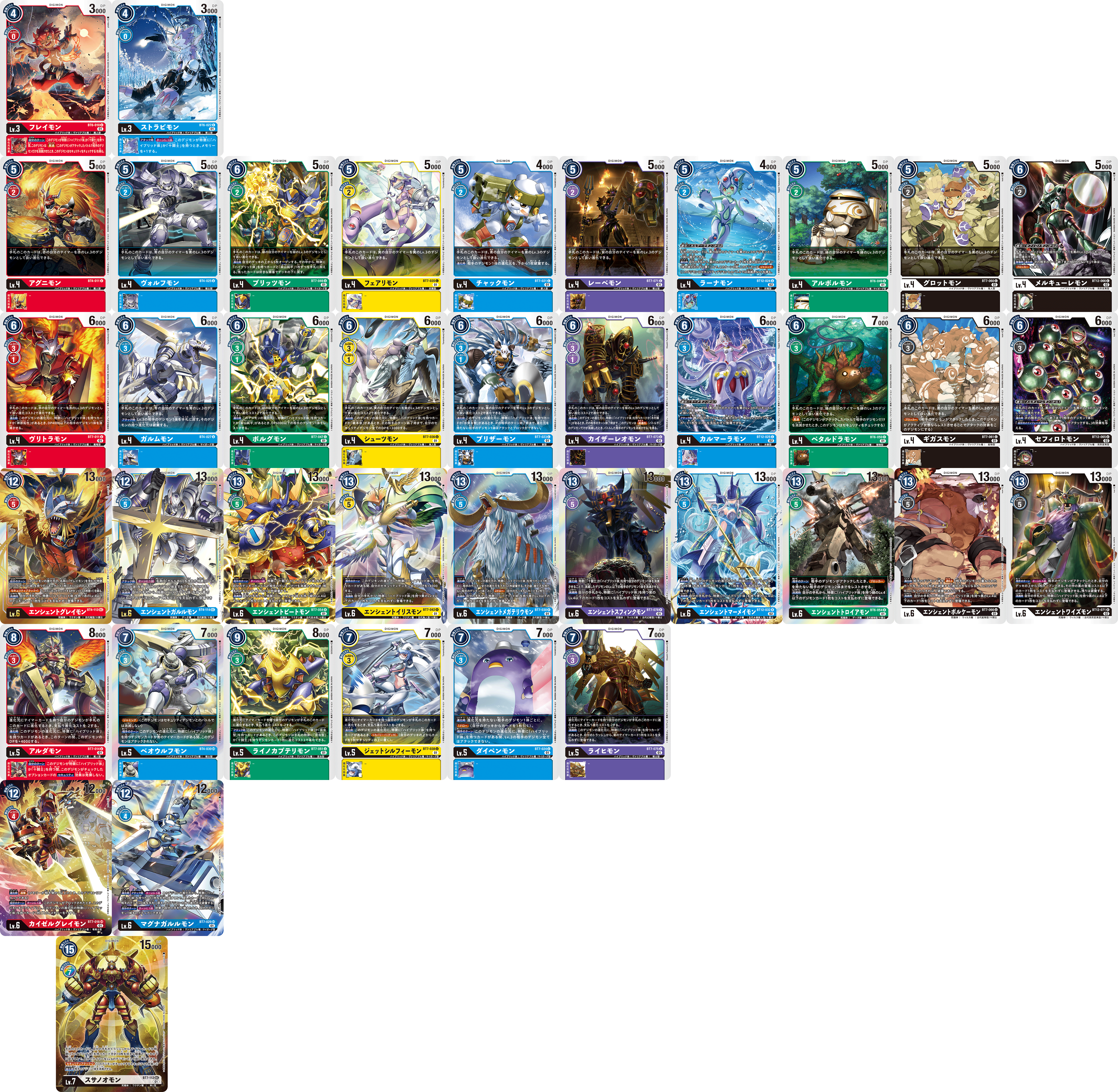 absurdres agnimon aldamon ancientbeatmon ancientgarurumon ancientgreymon ancientirismon ancientmegatheriumon ancientmermaimon ancientsphinxmon ancienttroiamon ancientvolcamon ancientwisemon arbormon armor beowolfmon blitzmon blizzarmon blue_hair bolgmon bracelet calamaramon chackmon daipenmon digimon digimon_(creature) digimon_card_game earrings fairimon fins frog frog_girl fusion garummon gigasmon gloves grottemon helmet highres jetsilphymon jewelry kaiserleomon long_hair louwemon magnagarurumon mask mercuremon monster_girl official_art petaldramon purple_hair raihimon ranamon red_eyes rhinokabuterimon sephirothmon short_hair shutumon squid squid_girl susanoomon ten_legendary_warriors tentacles vritramon wings wolfmon