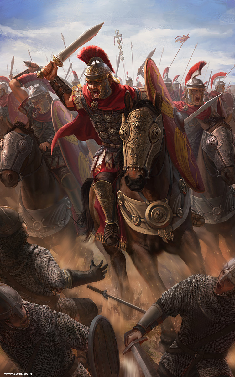 6+boys anachronism armor army battle battle_standard black_gloves blue_sky cape cavalry chainmail coif deivcalviz gladius gloves greco-roman_clothes helmet heraldry highres holding holding_shield holding_sword holding_weapon horse horseback_riding legionnaire multiple_boys open_mouth outdoors pteruges red_cape riding roman_clothes roman_empire rome_(city) shield sky sword vambraces watermark weapon web_address zems_online