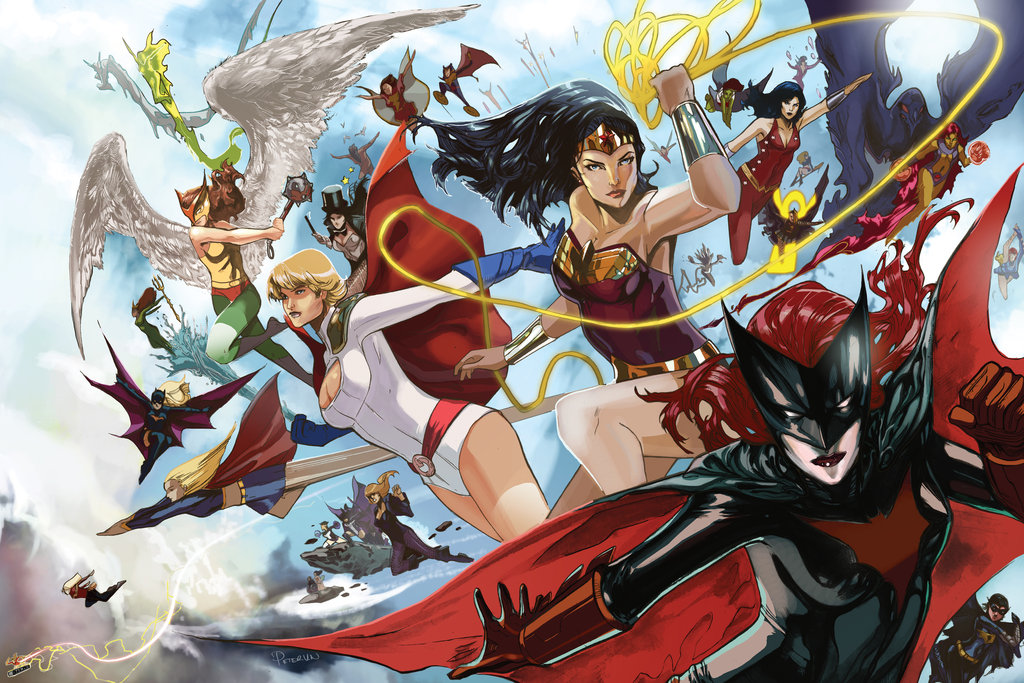 6+girls alien ankh armor atlee bat_(symbol) batgirl batman_(series) batwoman belt big_barda birds_of_prey black_bat black_canary black_hair blonde_hair blue_eyes bodysuit bow bowtie bracer brown_hair bumble_bee cape carol_ferris cassandra_cain cassandra_sandsmark cloud colored_skin courtney_whitmore crop_top dark-skinned_female dark_skin dc_comics denim doctor_fate domino_mask donna_troy everyone fire fire_(dc) flash_(series) flying gauntlets green_skin hat hawkgirl helena_bertinelli helmet huntress_(dc) ice ice_(dc) jacket jeans justice_league justice_society_of_america karen_beecher kate_kane kryptonian lasso lasso_of_truth leotard lightning lightning_bolt_symbol lipstick long_sleeves mace makeup mari_jiwe_mccabe mary_batson mask mera miss_martian multiple_girls oracle oracle_(dc) orange_skin pale_skin pants polearm power_girl queen raven_(dc) red_cape red_hair shazam skirt sky star_(symbol) star_sapphire_(dc) starfire stargirl stephanie_brown strapless supergirl superman_(series) teen_titans terra_(dc) tiara top_hat trident vambraces vixen vixen_(dc) wand water weapon wheelchair wings wonder_girl wonder_girl_(dc) wonder_woman wonder_woman_(series) xs zatanna_zatara