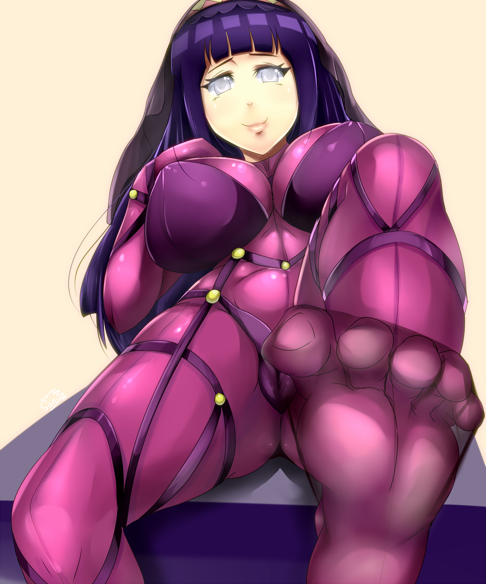 breasts feet highres hyuuga_hinata naruto naruto_(series) sakuama