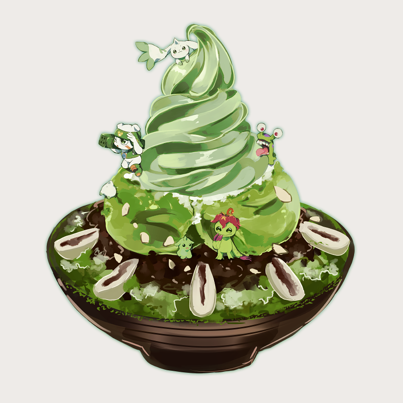 chackmon digimon gummymon natsuki_(aisae) numemon palmon terriermon