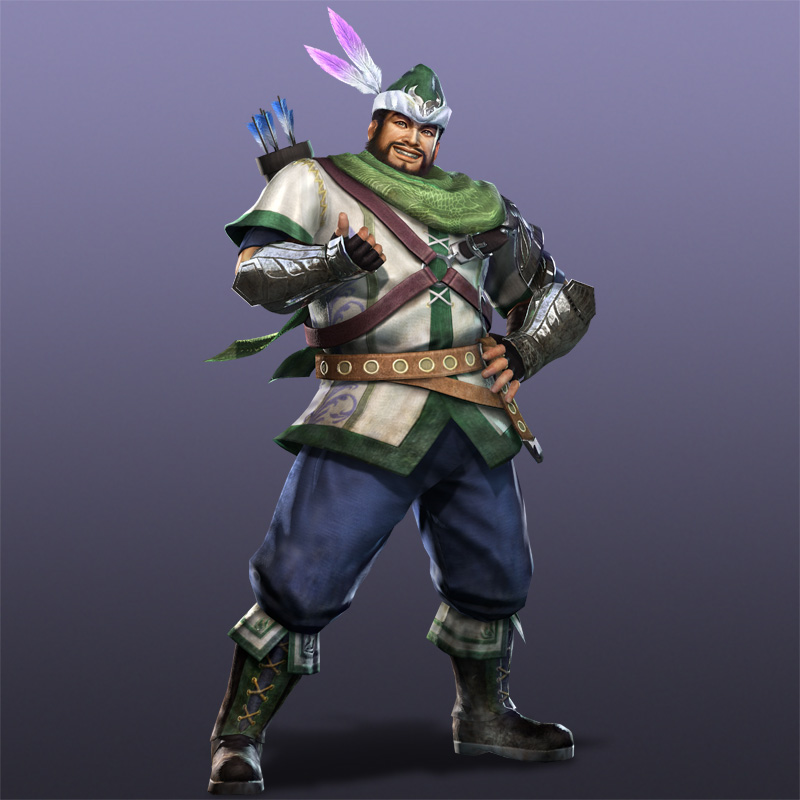 arrow_(projectile) hat robin_hood shin_sangoku_musou tagme xiahou_yuan