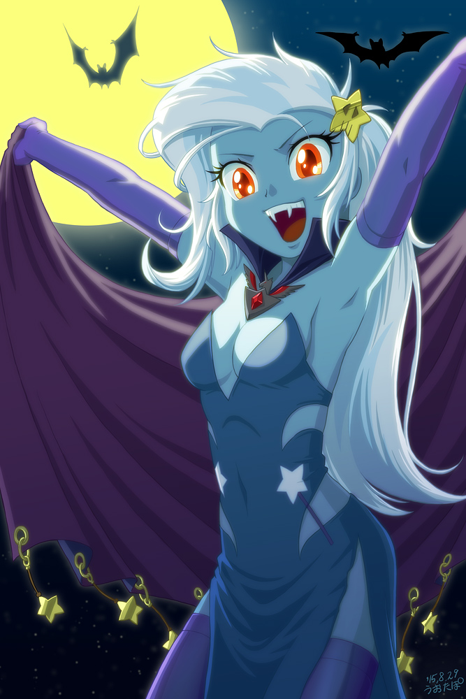 1girl bat_(animal) my_little_pony my_little_pony:_equestria_girls my_little_pony:_friendship_is_magic personification tagme trixie_lulamoon trixie_lulamoon_(equestria_girls) uotapo vampire