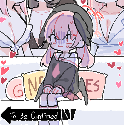 4girls beret black_hair blue_archive breasts casting_couch cleavage couch halo hanako_(blue_archive) hanako_(swimsuit)_(blue_archive) hasumi_(blue_archive) hasumi_(swimsuit)_(blue_archive) hat heart imminent_gangbang koharu_(blue_archive) koharu_(swimsuit)_(blue_archive) large_breasts lowres meme mika_(blue_archive) mika_(swimsuit)_(blue_archive) multiple_girls nagakiras2 on_couch parody pink_hair piper_perri_surrounded_(meme) scene_reference surrounded to_be_continued yuri