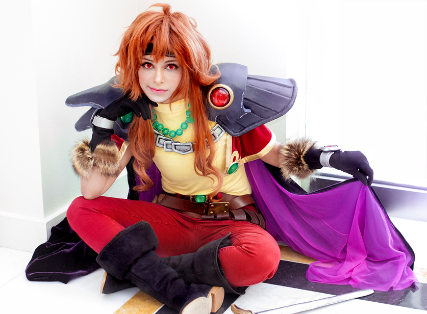 boots cape cosplay cosplay_photo lina_inverse photo_(medium) red_eyes slayers technoranma
