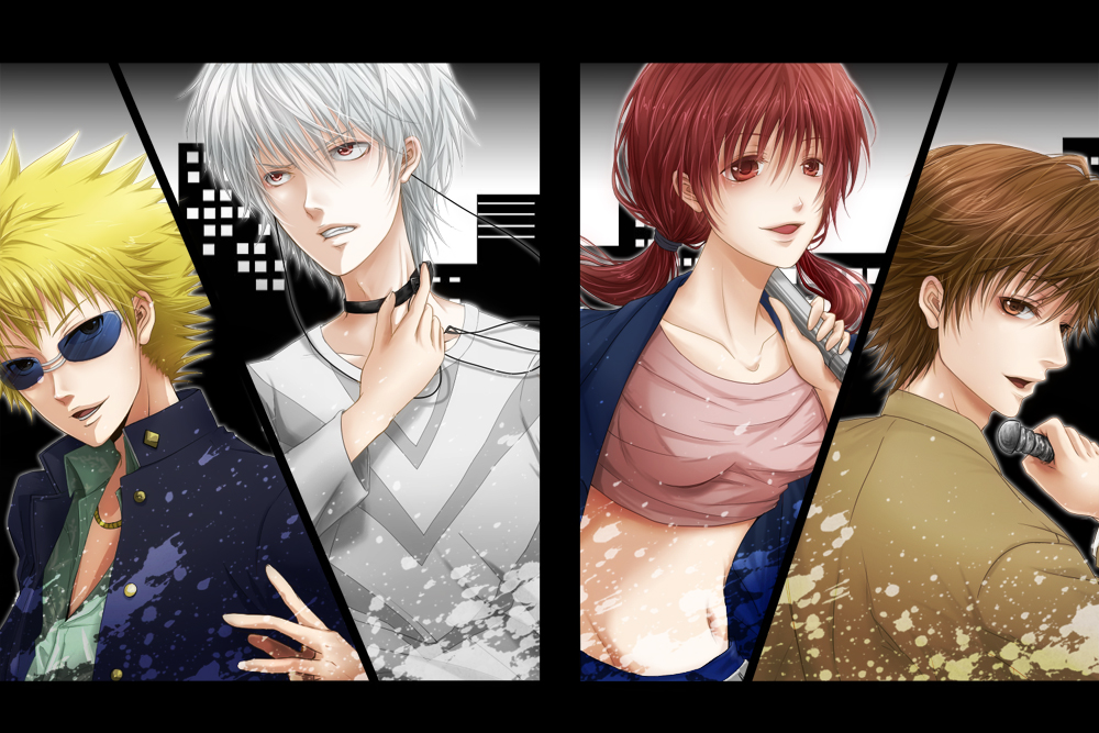 1girl 3boys accelerator_(toaru_majutsu_no_index) bad_id bad_pixiv_id etzali everyone multiple_boys musujime_awaki toaru_majutsu_no_index tsuchimikado_motoharu unabara_mitsuki wolf025
