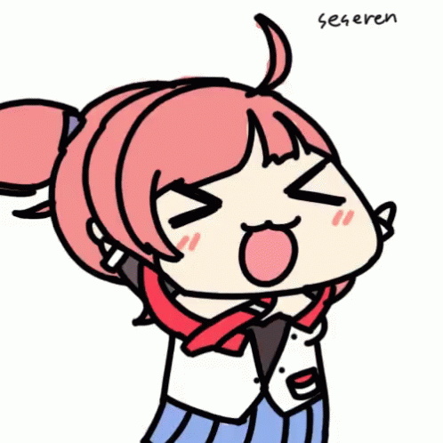 &gt;_&lt; 1girl animated animated_gif azur_lane lowres open_mouth running san_diego_(azur_lane) seseren