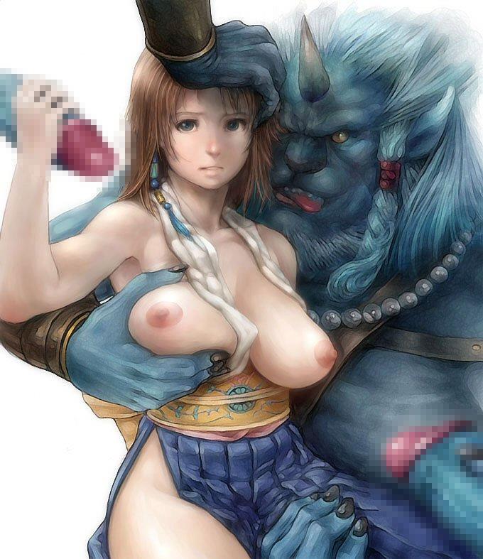 00s 1girl armpits artist_request beads blue_eyes blue_hair blue_hakama blue_skin bracer braid breasts brown_hair censored clothed_sex colored_skin dress final_fantasy final_fantasy_x fingernails gangbang grabbing_another&#039;s_breast groping group_sex hair_ornament hakama hakama_skirt hand_on_another&#039;s_head handjob horns huge_penis interspecies japanese_clothes jewelry large_breasts leg_grab long_fingernails long_hair monster mosaic_censoring nail_(hardware) nail_polish necklace nipples no_bra no_panties open_mouth penis pointy_ears pov ronso sex short_hair simple_background sitting sitting_on_lap sitting_on_person skirt tongue yellow_eyes yuna yuna_(ff10)