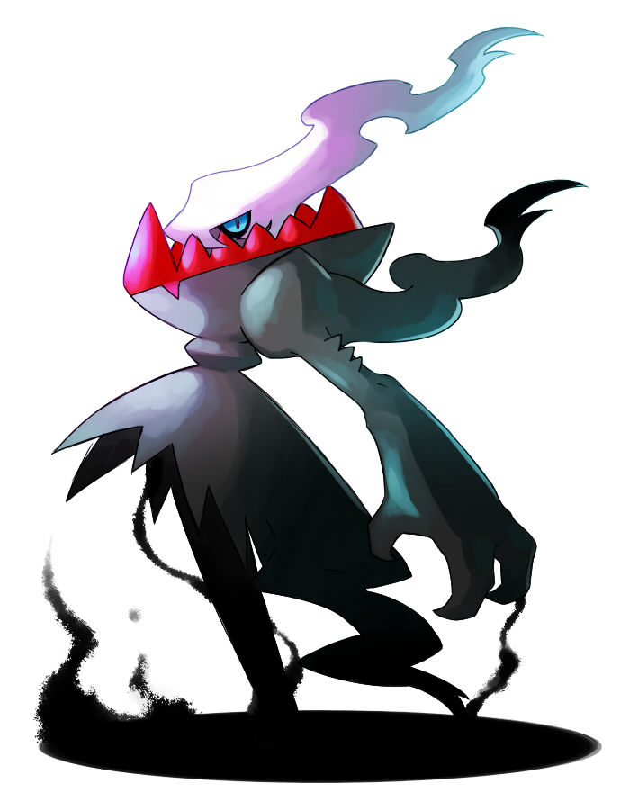 darkrai gen_4_pokemon good_frog legendary_pokemon mythical_pokemon nintendo no_humans pokemon pokemon_(creature) simple_background tagme