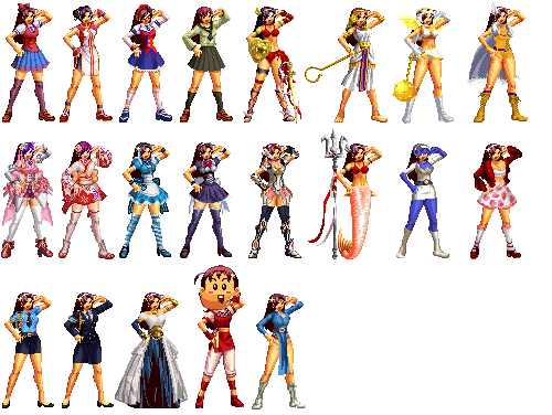 asamiya_athena bikini cosplay hair_ornament idol mermaid monster_girl police police_uniform policewoman princess_athena princess_athena_(cosplay) psycho_soldier school_uniform snk star_(symbol) star_hair_ornament swimsuit the_king_of_fighters