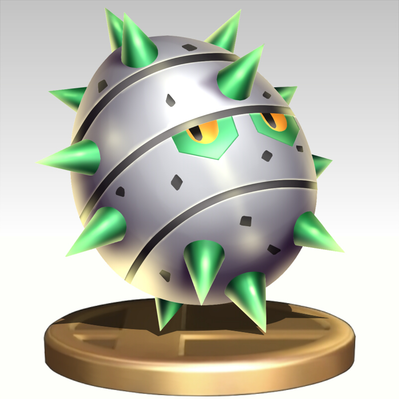 ferroseed gen_5_pokemon nintendo no_humans pokemon pokemon_(creature) super_smash_bros. tagme trophy