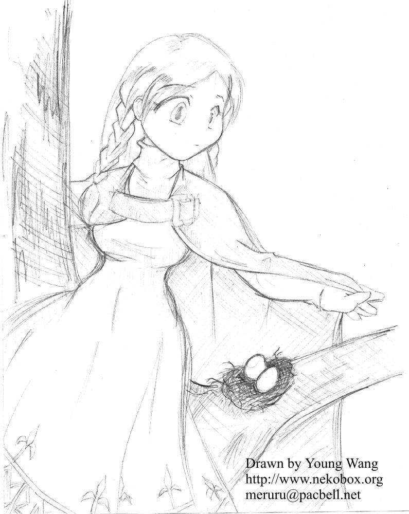 braid final_fantasy final_fantasy_tactics greyscale monochrome ovelia_atkascha solo tagme twin_braids young_wang