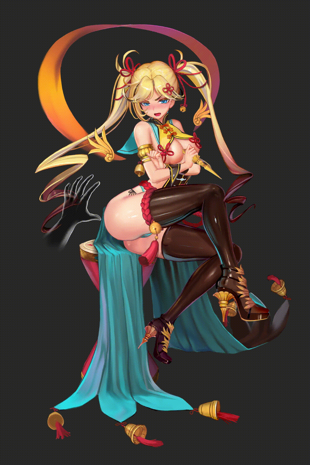 1girl animated animated_gif highres king_of_kinks nutaku tagme