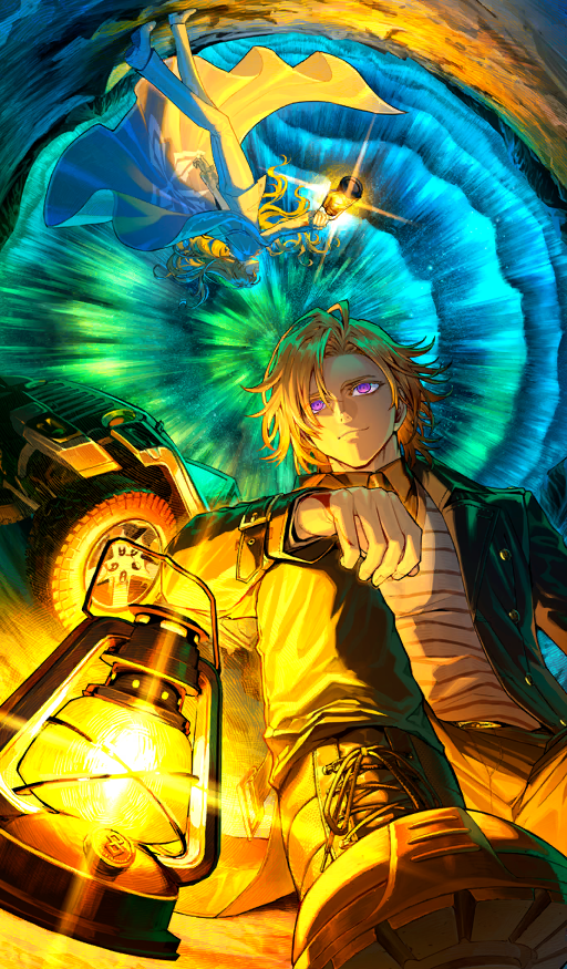 2boys aurora black_boots black_coat blonde_hair boots brown_pants buttons cape car closed_mouth coat collared_shirt command_spell commentary_request daybit_sem_void diffraction_spikes fate/grand_order fate_(series) fisheye floating_hair foot_out_of_frame formal_clothes gloves grey_shirt holding holding_lantern jacket kirschtaria_wodime knee_up lace-up_boots lantern long_hair long_sleeves male_focus motor_vehicle multiple_boys necktie night night_sky official_art open_clothes open_coat pants purple_eyes routo shirt shoes short_hair sitting sky smile solo_focus standing striped_sweater_vest suit sweater_vest third-party_source v-neck white_cape white_gloves white_jacket white_pants white_shoes white_suit white_sweater_vest wing_collar