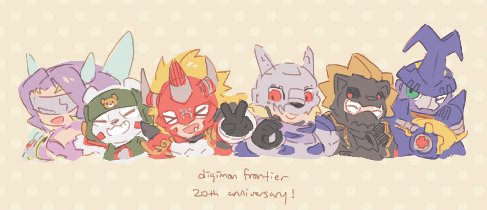 agnimon blitzmon chackmon digimon digimon_frontier fairimon garmmy louwemon wolfmon