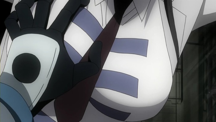 anime_screenshot breast_focus breasts grabbing_another&#039;s_breast groping groping_breast kenzen_robo_daimidaler large_breasts sonan_kyouko