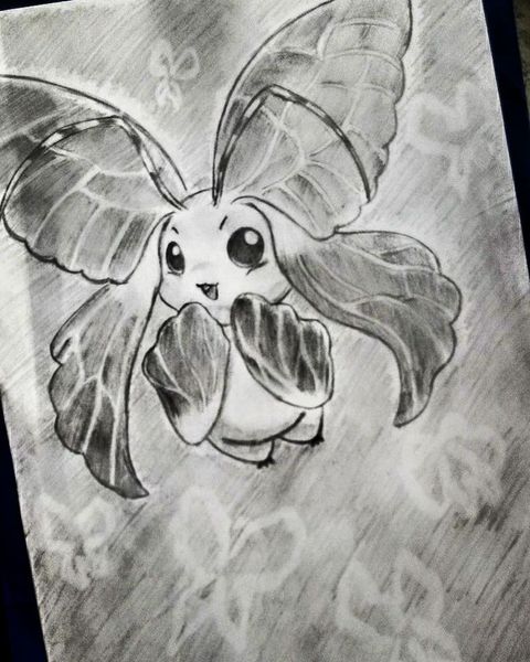 antennae bug butterfly digimon digimon_(creature) insect morphomon wings