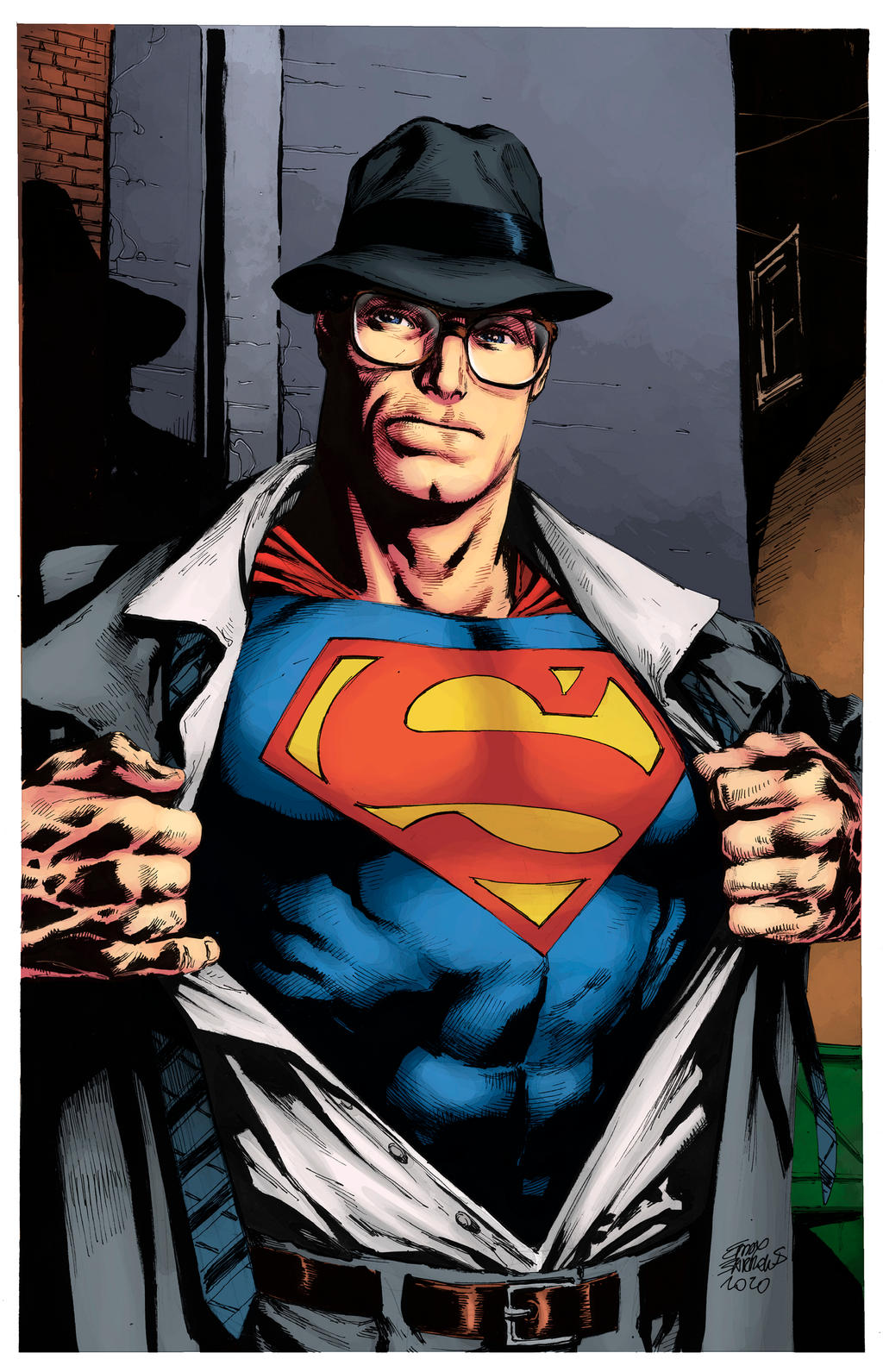 clark_kent dc_comics disguise highres superman superman_(series) tagme
