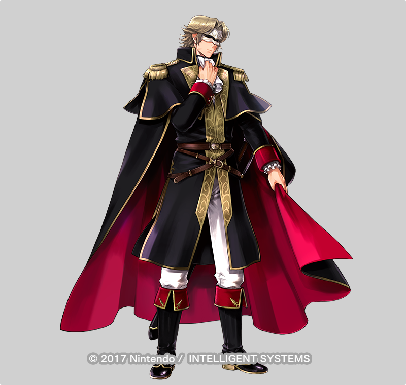 1boy belt blonde_hair boots camus_(fire_emblem) cape epaulettes fire_emblem fire_emblem:_mystery_of_the_emblem fire_emblem:_new_mystery_of_the_emblem fire_emblem_heroes full_body grey_background male_focus nintendo official_art solo sword weapon