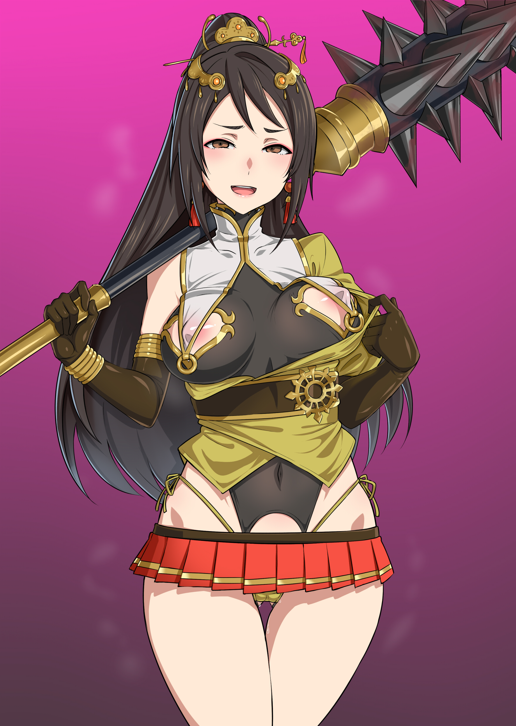 Animated ejaculation with breasts