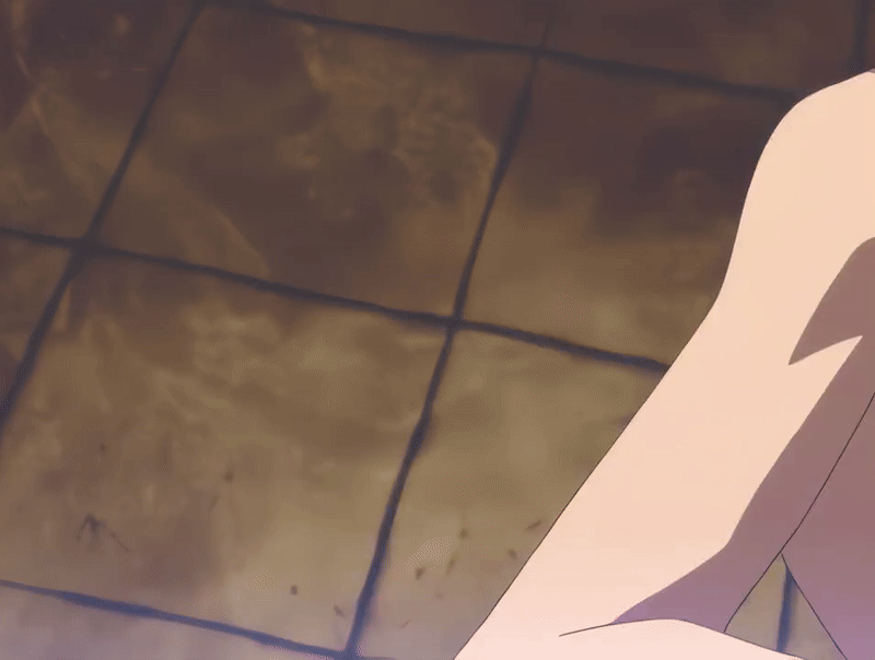 00s 1girl 2005 animated animated_gif anime_screenshot bible_black bible_black_new_testament bouncing_breasts breasts collarbone large_breasts lying mature_female nipples open_mouth red_hair shin_bible_black short_hair tagme takashiro_hiroko