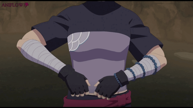 1girl aniflow animated animated_gif ass ass_focus bad_tag bra breasts helmet hidan naruto naruto_(series) naruto_shippuuden nii_yugito pussy underwear undressing yugito_ni