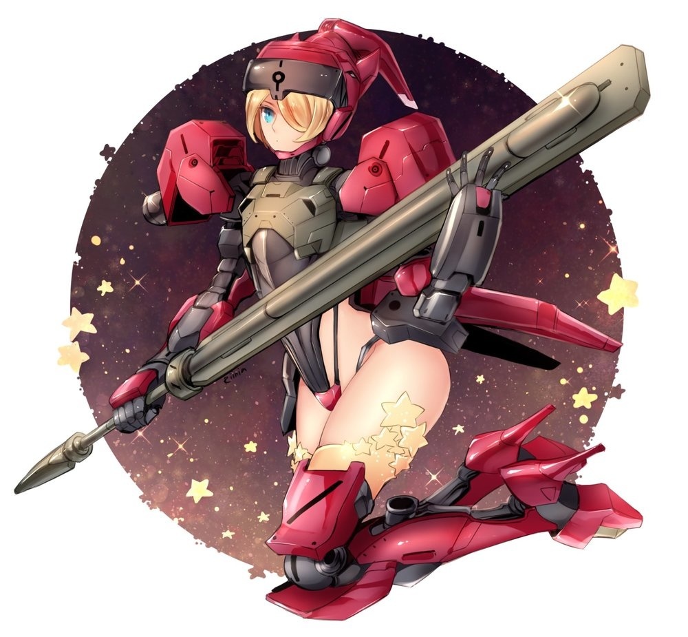 1boy adapted_costume blonde_hair blue_eyes gundam gundam_tekketsu_no_orphans high_heels highleg highleg_leotard leotard male_focus mecha_danshi riinia_artist weapon yamagi_gilmerton